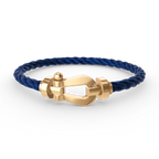 [LUXE]Force Horseshoe & Clover 5 Motifs Bracelet Stack Set