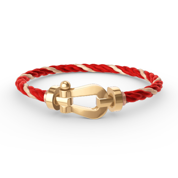 [Luxe]FORCE ラージホースシュー ダイヤモンドなしブレスレット ゴールド