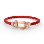 [Luxe]FORCE LARGE HORSESHOE HALF DIAMOND BRACELET ROSE GOLD
