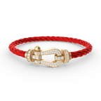 [Luxe]FORCE LARGE HORSESHOE FULL DIAMOND BRACELET GOLD