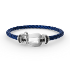 [Luxe]FORCE LARGE HORSESHOE BLACK DIAMOND BRACELET SILVER