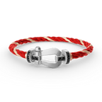 [Luxe]FORCE LARGE HORSESHOE BLACK DIAMOND BRACELET SILVER