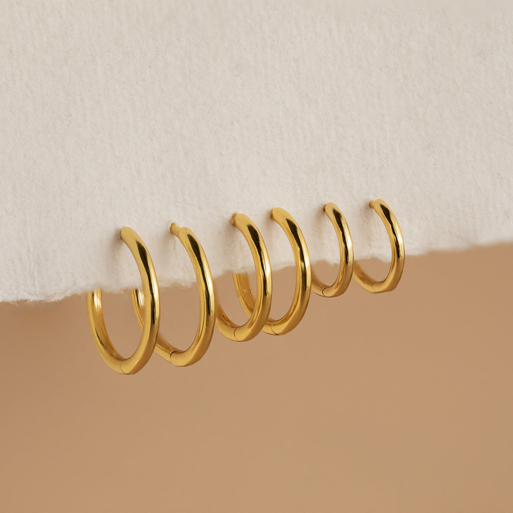 Mini Bold Hoops Set