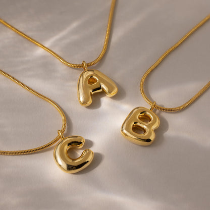 Bubble Letter Necklace