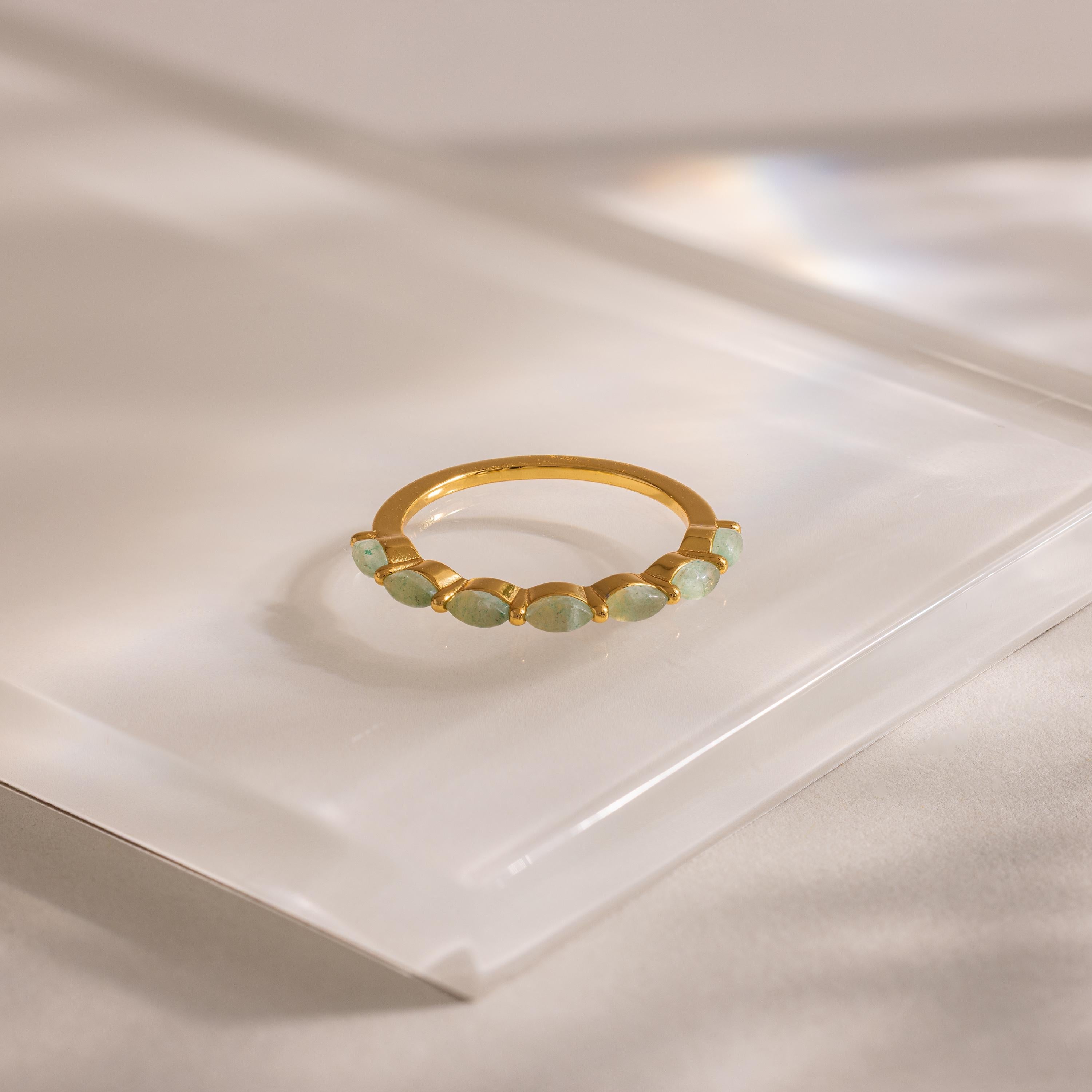 Marquise Jade Ring