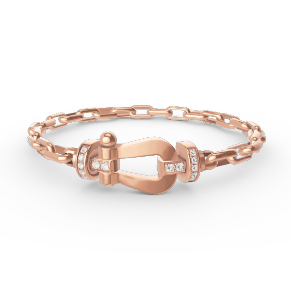 [Luxe]FORCE ラージホースシュークラスプメタルブレスレット