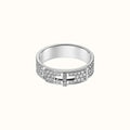 [Luxe]BAGUE KELLY EN ARGENT ET DIAMANT