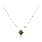 [Luxe] COLLIER PENDENTIF SOLEIL EN OR ROSE 1 DIAMANT