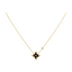 [Luxe]スターブラックモップネックレス