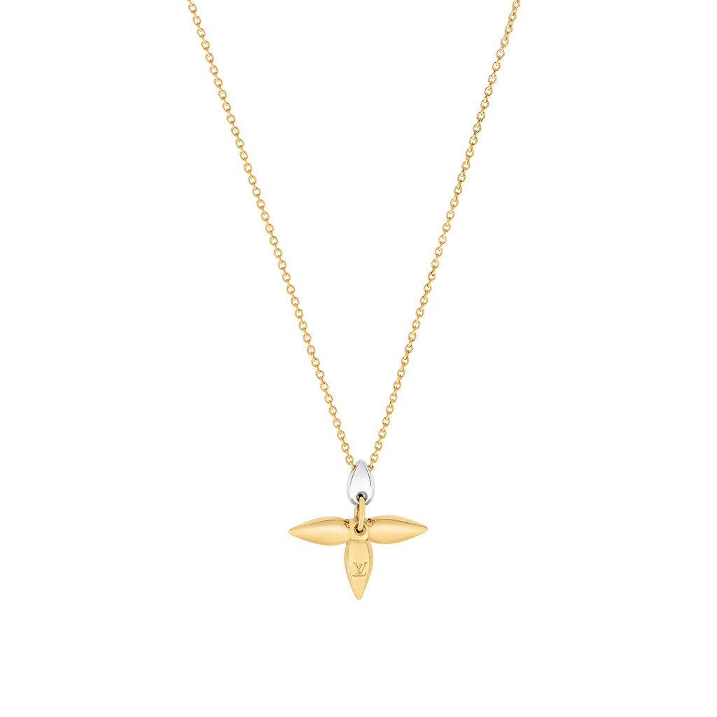 [Luxe]Collier pendentif Louisette en or