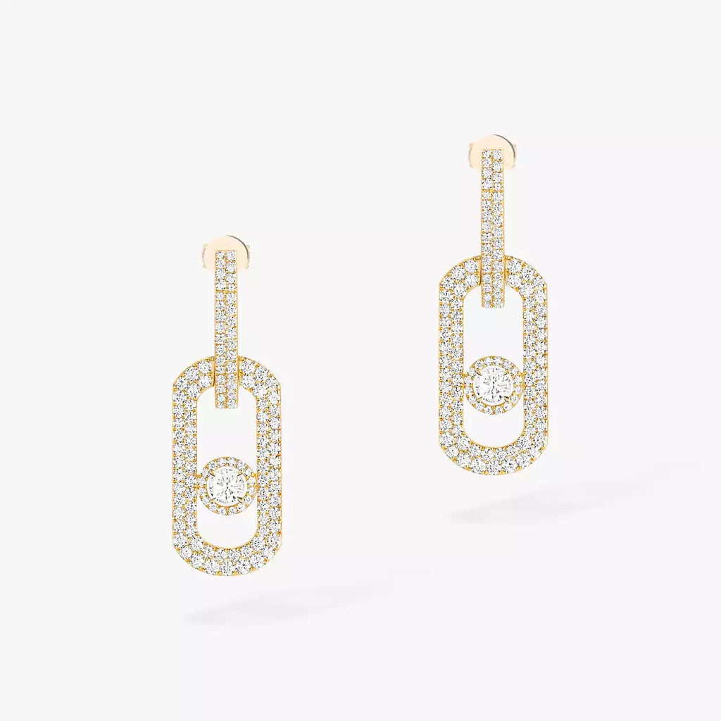 [LUXE]So Move XL Pave_-Set Diamond Pendant Earrings