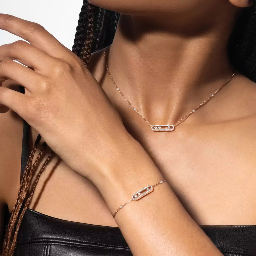 [LUXE]Pavé Baby Move Diamond Bracelet