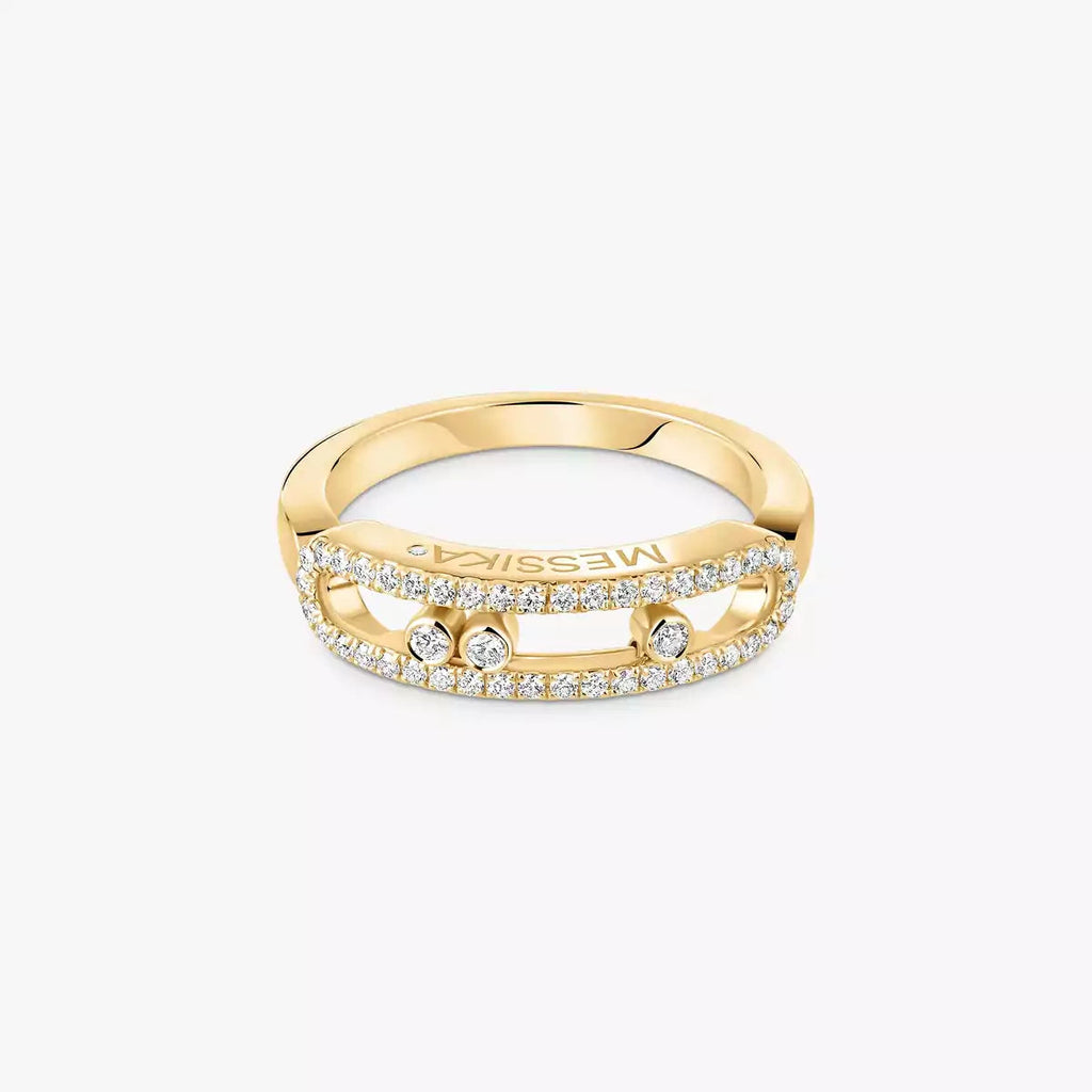 [LUXE] Baby Move Gold Diamond Pave_ Ring