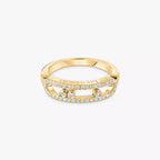 [LUXE] Baby Move Gold Diamond Pave_ Ring