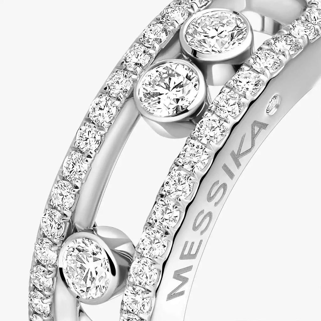 [LUXE] Move Gold Diamond Pave_ Ring