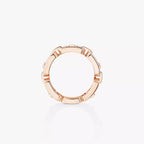 [LUXE]Move Link Pave_-Set Diamond Ring in Gold