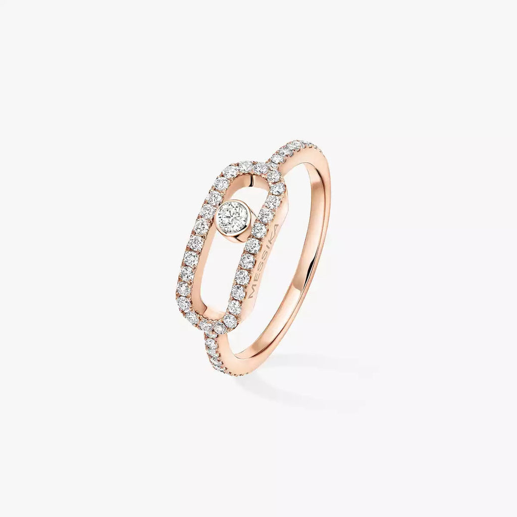 [LUXE]Move Uno Diamond Ring in Gold