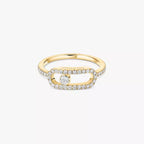 [LUXE]Move Uno Diamond Ring in Gold
