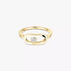 [LUXE]Move Uno Diamond Ring in Gold