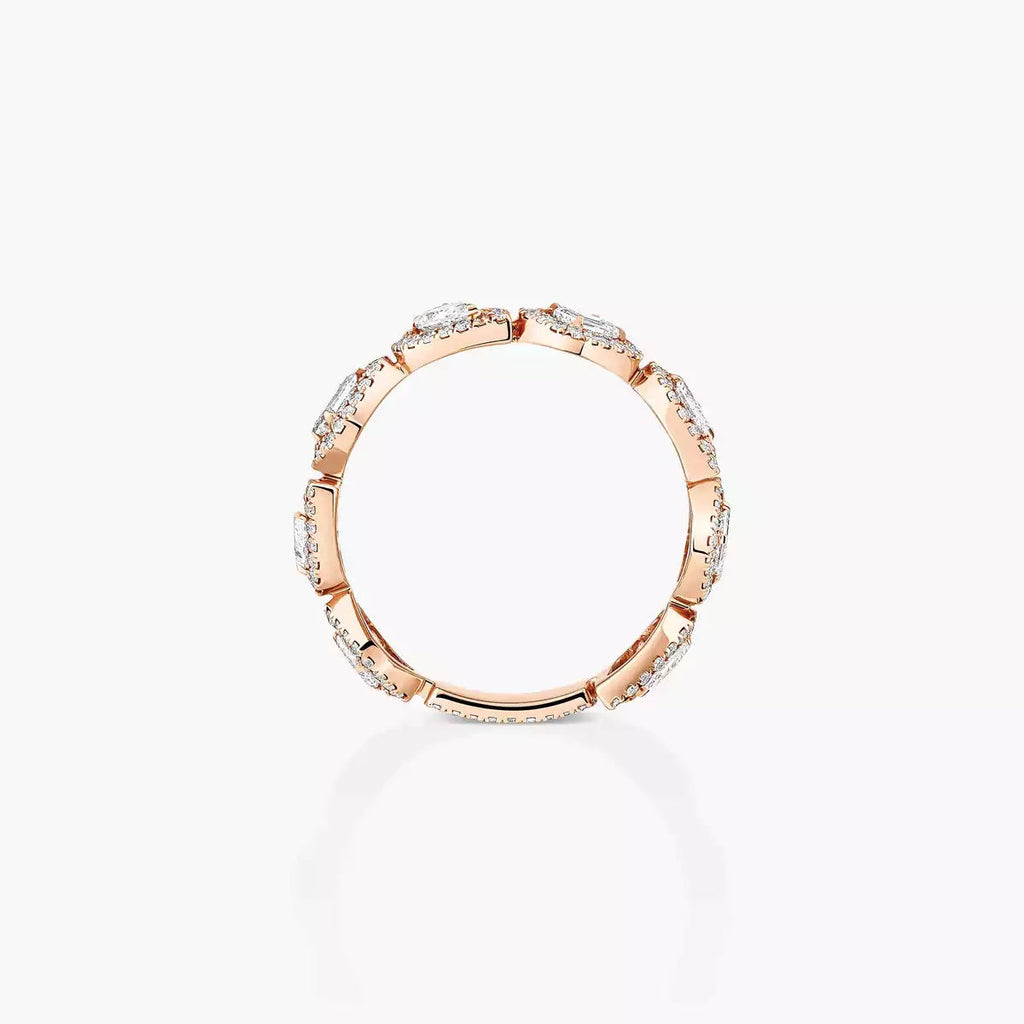 [LUXE]Diamond Wedding Ring My Twin