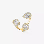[[LUXE] Diamond Ring 0,25ct My Twin Trilogy