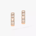 [LUXE]Diamond Pave_ Hoop Earrings Move