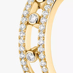 [LUXE]Diamond Pave_ Hoop Earrings Move