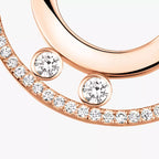 [LUXE]Move Romane Small Diamond Hoop Earrings
