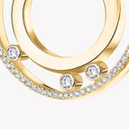 [LUXE]Move Romane Small Diamond Hoop Earrings