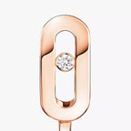 [LUXE]Diamond Mini Hoop Earrings Move Classique
