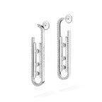 [LUXE]Diamond Pendant Earrings Move 10Th