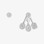 [LUXE] My Twin Trio  Diamond Earrings