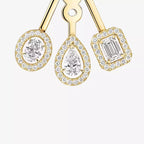 [LUXE] My Twin Trio  Diamond Earrings