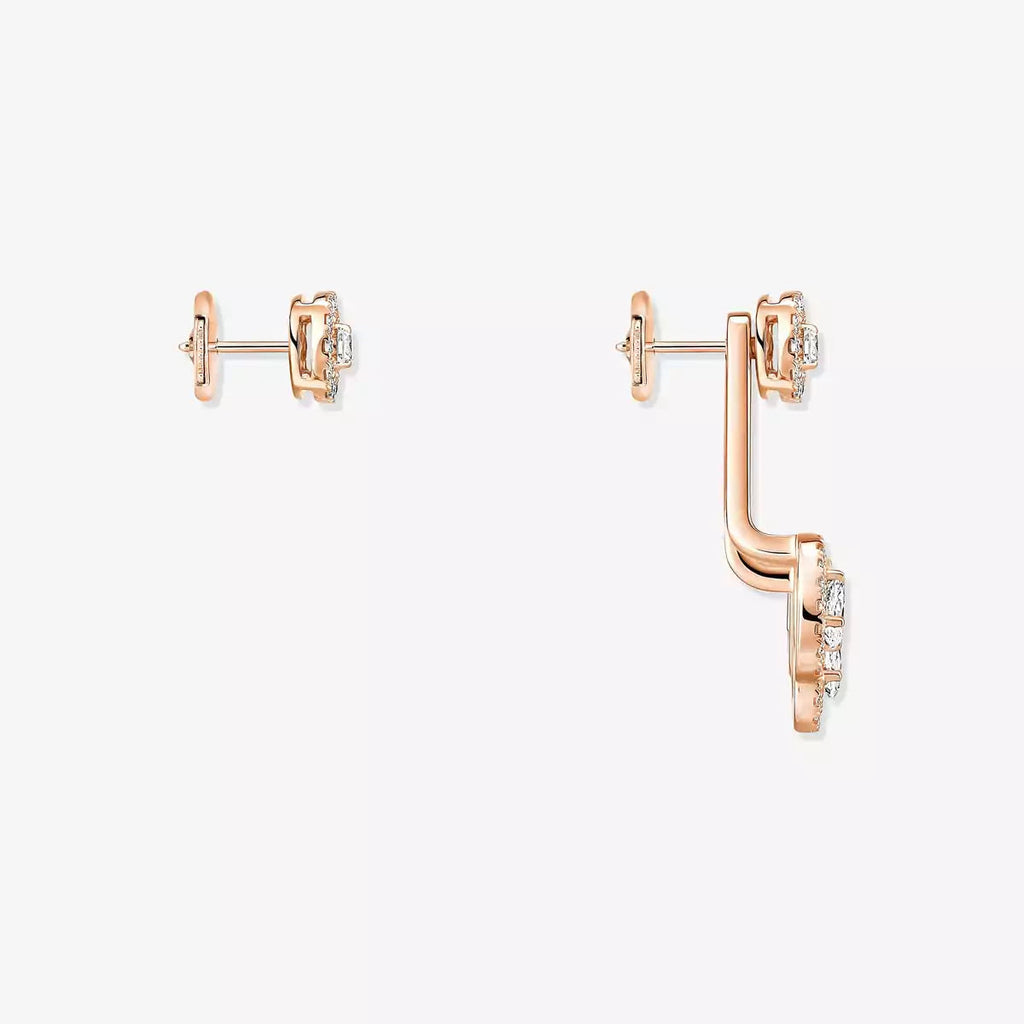 [LUXE] My Twin Trio  Diamond Earrings