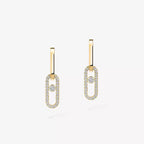 [LUXE]Move Link Diamond Earrings