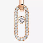 [LUXE]Move Link Diamond Earrings