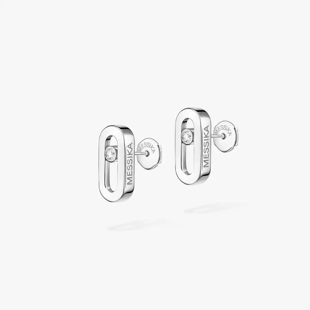 [LUXE]Move Uno Diamond Stud Earrings