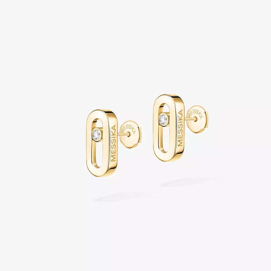 [LUXE]Move Uno Diamond Stud Earrings