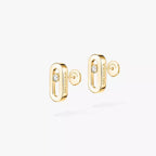 [LUXE]Move Uno Diamond Stud Earrings