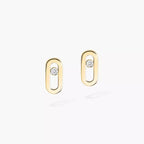 [LUXE]Move Uno Diamond Stud Earrings