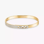 [LUXE]Move Noa Rose Gold Pavé Diamond Bangle Bracelet