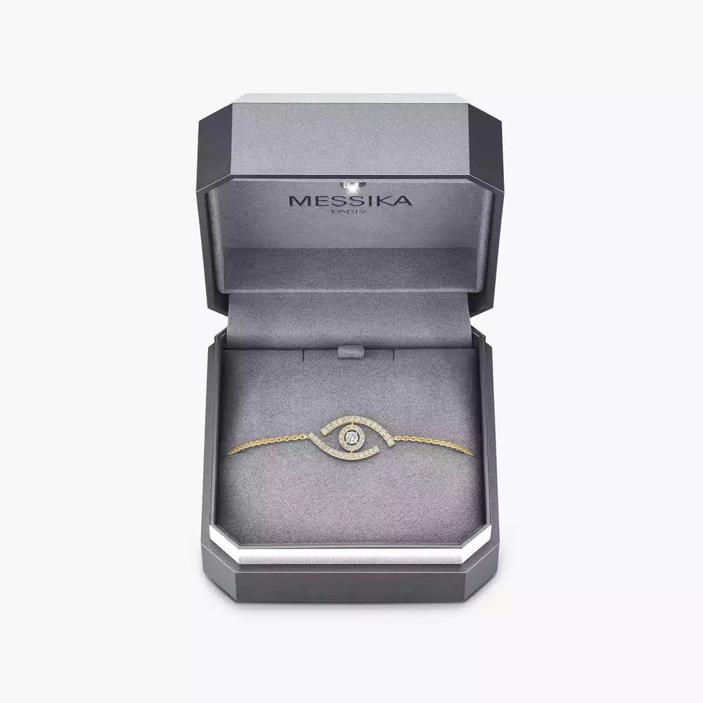 [LUXE]Lucky Eye Pave-Set Diamond Bracelet