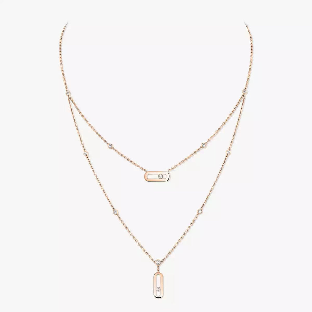 [LUXE] Move Uno Diamond Necklace
