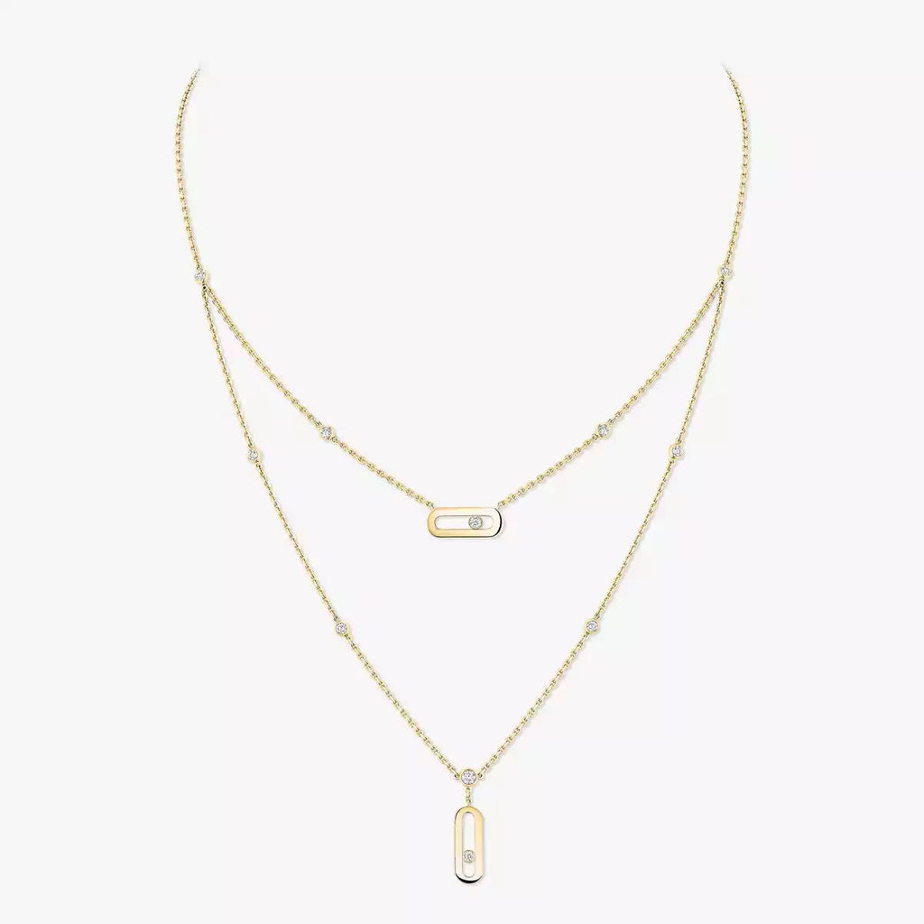 [LUXE] Move Uno Diamond Necklace