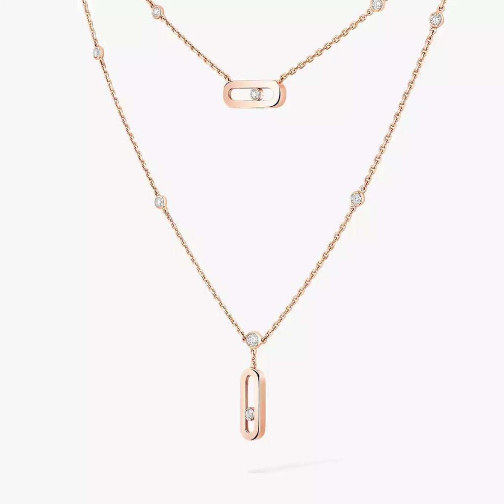 [LUXE] Move Uno Diamond Necklace
