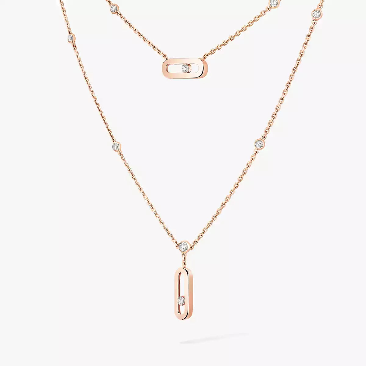 [LUXE] Move Uno Diamond Necklace