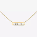 [LUXE] Baby Move Gold Diamond Necklace