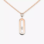 [LUXE] Move Uno Gold Diamond Long Necklace