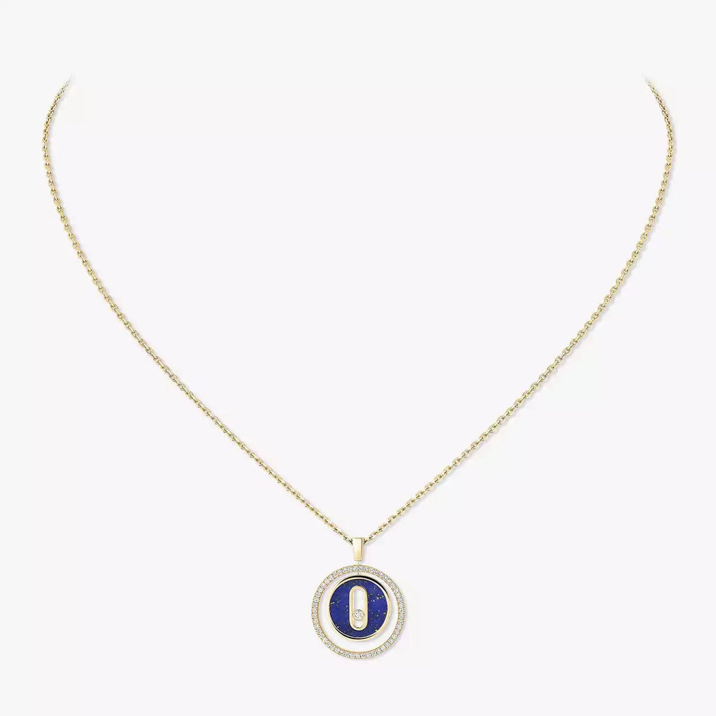 [LUXE]Lucky Move Diamond Necklace in Rose Gold and White Mother-of-Pearl