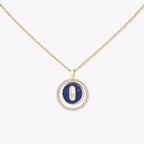 [LUXE]Lucky Move Diamond Necklace in Rose Gold and White Mother-of-Pearl